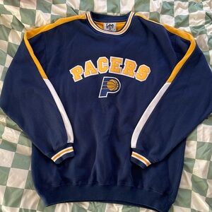 vintage lee sport men’s size large indiana pacers crewneck